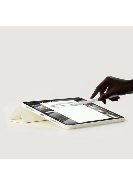 Чохол-книжка Tri Fold Soft TPU Silicone для Apple iPad Air 13" M2 2024 Beige (711740) BeCover (351560116)