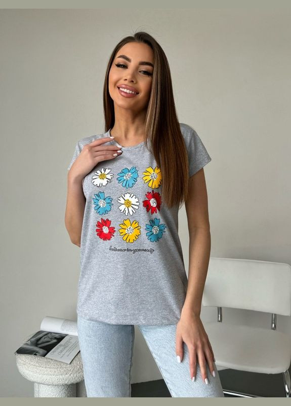 Футболка ISSA PLUS WN20-597 сіра Magnet - (301037277)