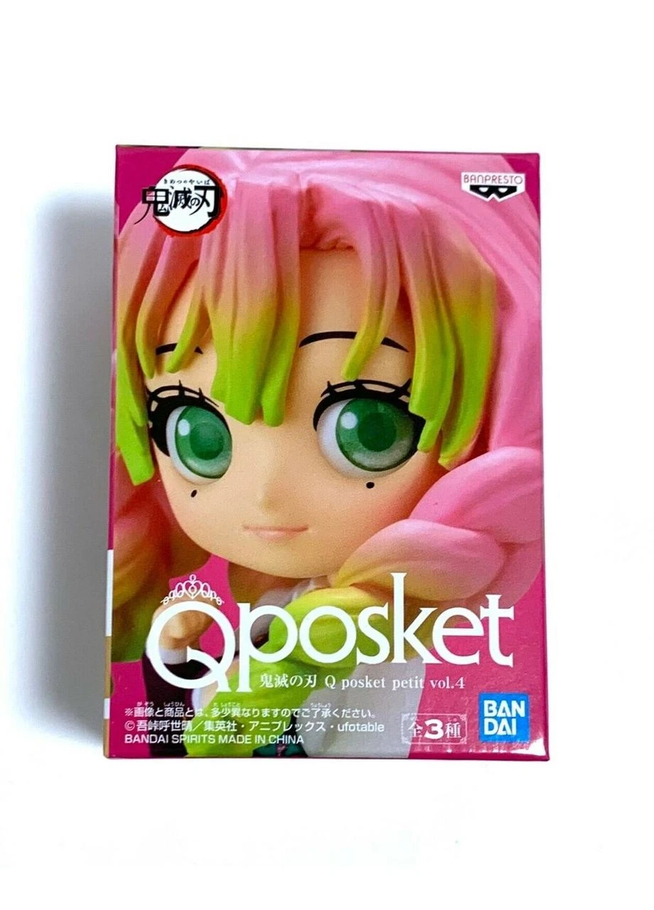 Фигурка Q Posket Mini Мицури Канроджи Клинок, рассекающий демонов Mitsuri Kanroji 7 см WST DS MK 158 C Banpresto (398236317)