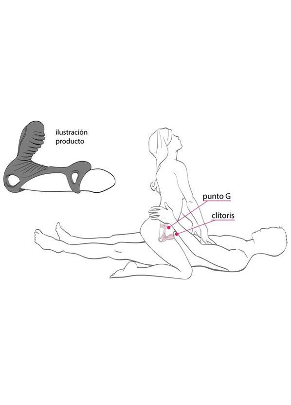 Ерекційне кільце з 2 моторами Adrien Lastic Gladiator F чорне No Brand (360475465)