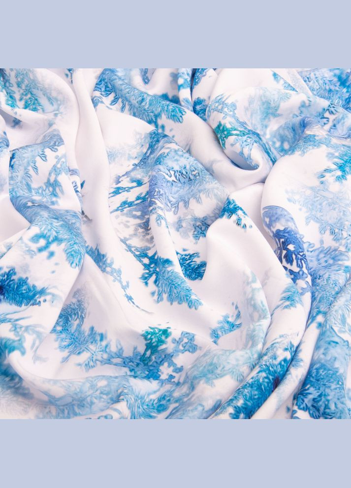 Тканина штапель віскоза 135 г/м2 плательна тканина натуральна, для блузок, платтів, спідниць полин біла IDEIA (339067201)