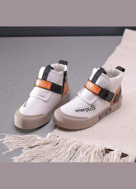 Белые ботинки детские supreme nkei ( ) (15081) Qoopixie