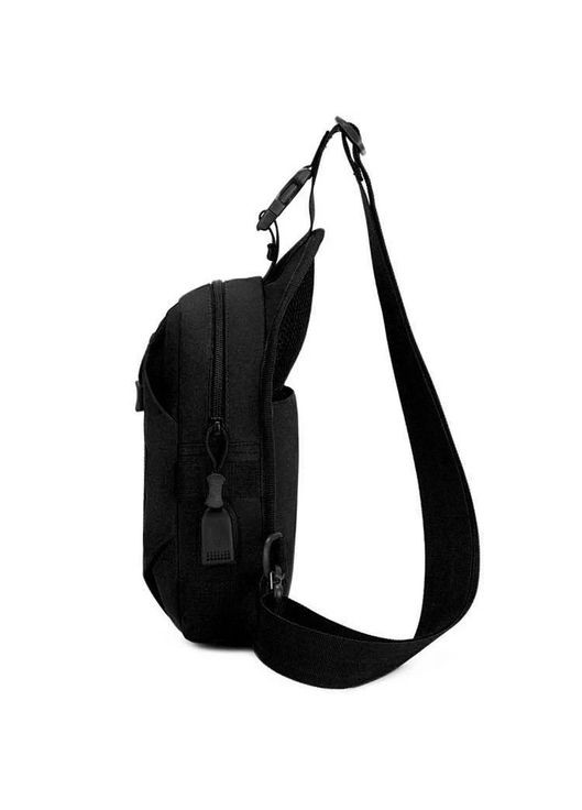 Сумка бананка через плече Black No Brand (372179062)