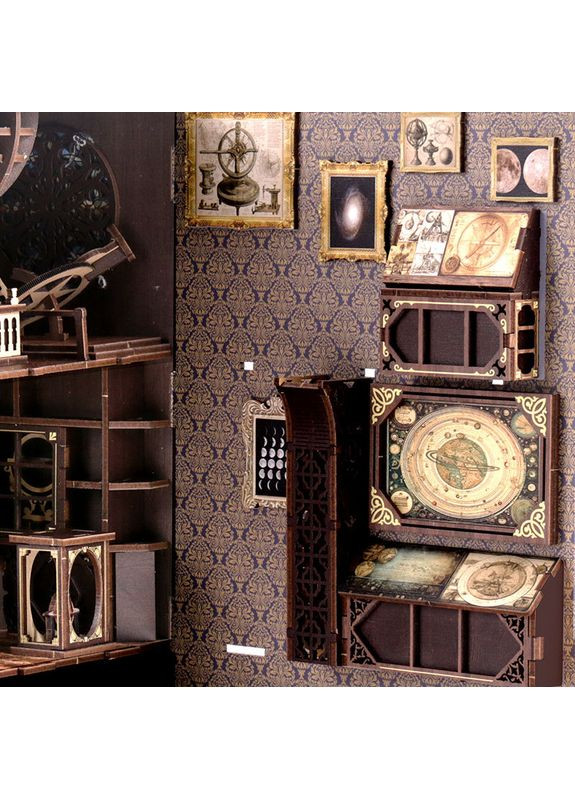 Бук Нук Музей астрономии конструктор Book Nook Museum of Astronomy BV02-005 No Brand (362452780)