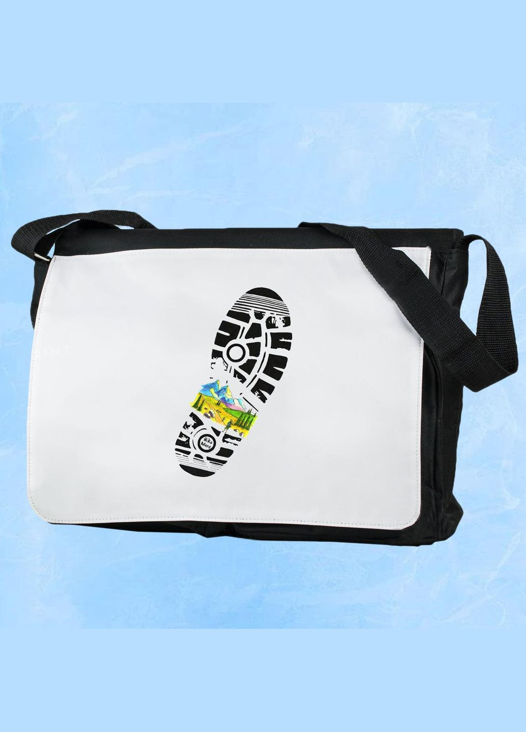 Чоловіча (жіноча) сумка через плече для спортзалу дорожня універсальна Кемпінг #024 Чорний No Brand (322119729)