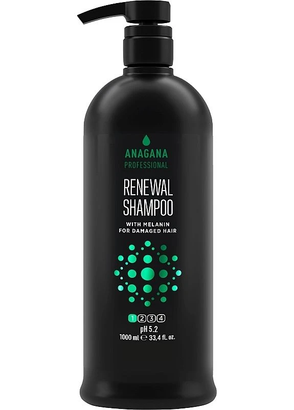Шампунь для поврежденных волос Renewal Shampoo With Melanin 250ml (2-1126944) ANAGANA (380164633)