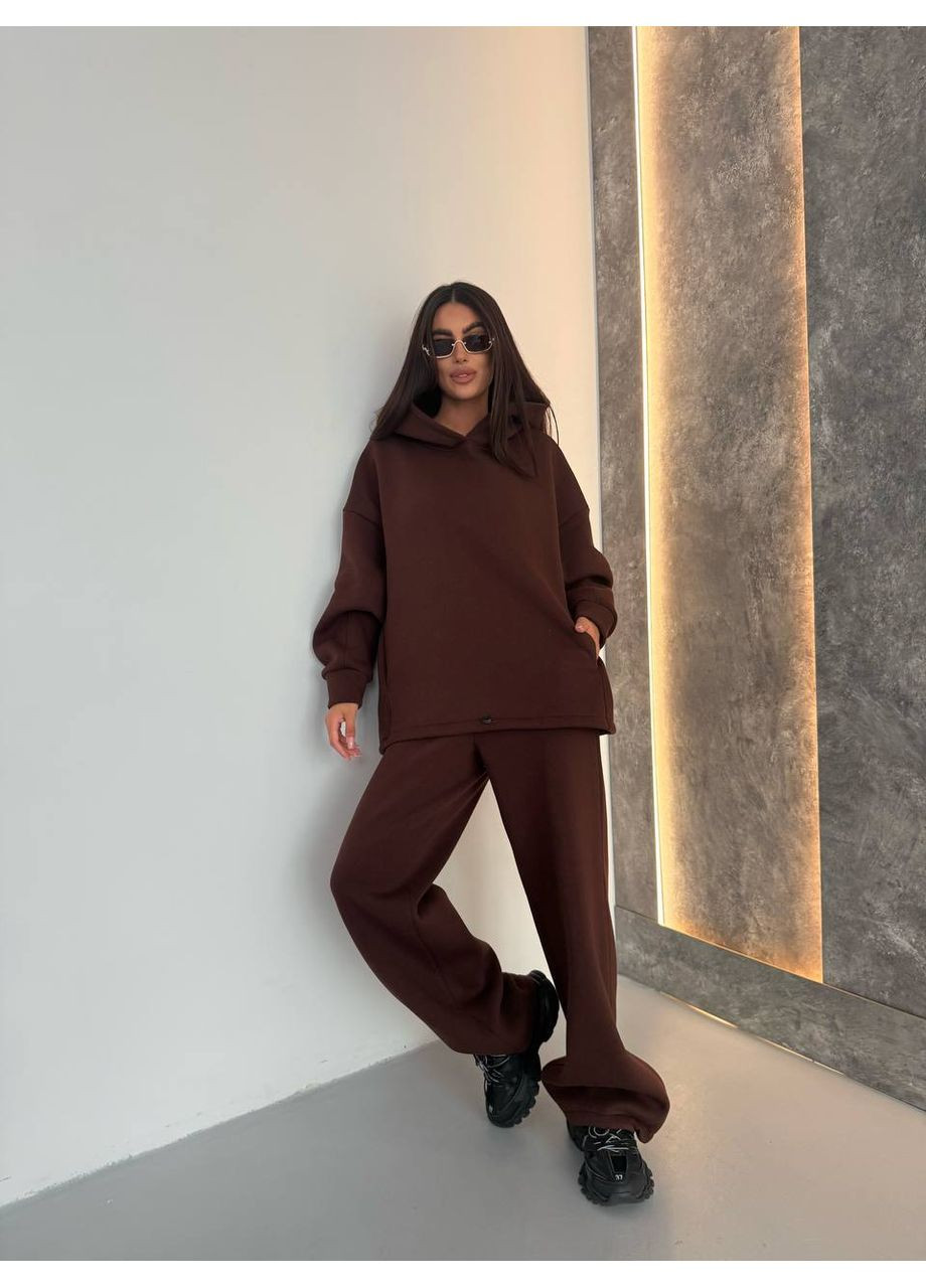 Жіноче худі оверсайз із турецької трьохнитки на флісі заміри в описі GD/GL Модний простір (369625074)