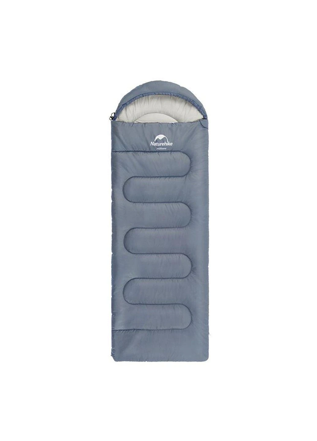 Спальный мешок с капюшоном Naturehike Y150L NH21MSD08 правый (Голубой) No Brand (332634207)
