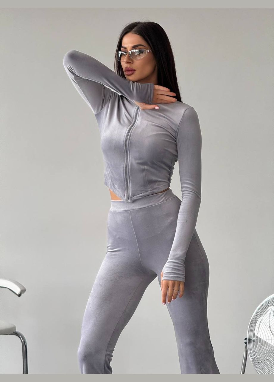 Плюшевый костюмчик с брюками клеш Vakko (322110317)