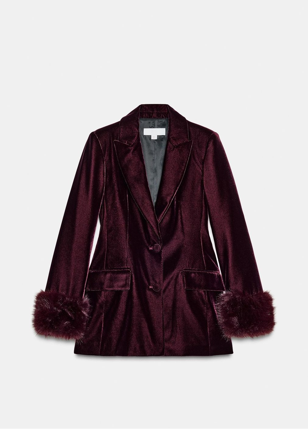 Вишневый женский жакет Zara однотонный - демисезонный