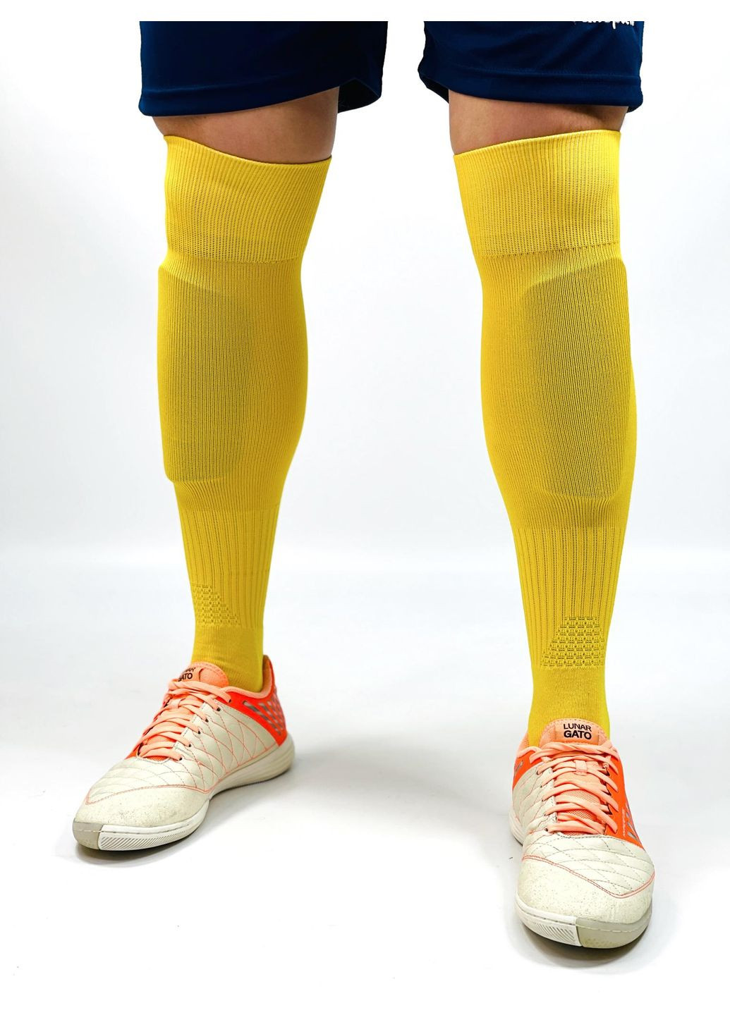 Гетри футбольні EP-001 жовті з трикотажним носком ( ) Europaw (368669995)