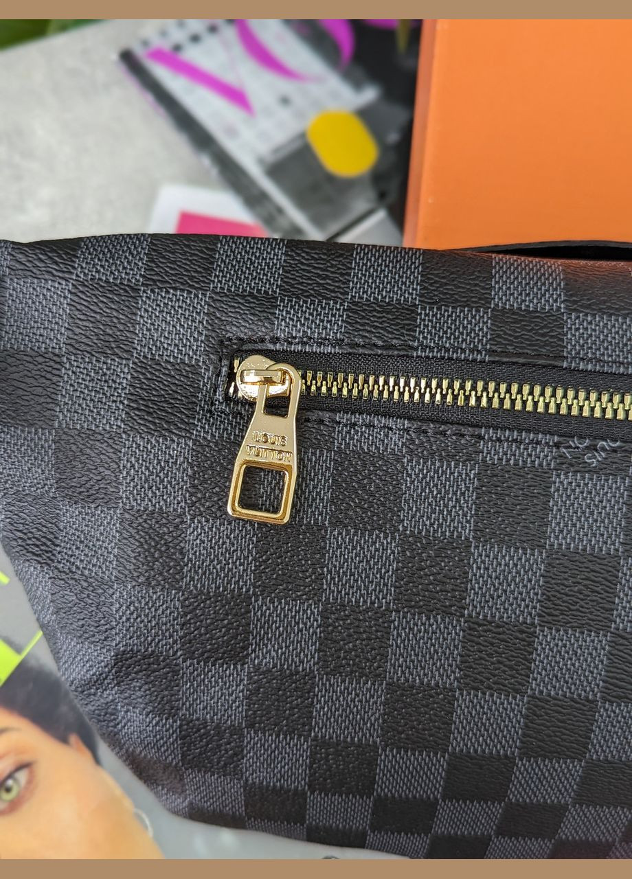 Женская бананка черно-серая карта, поясная бананка No Brand (322464284)