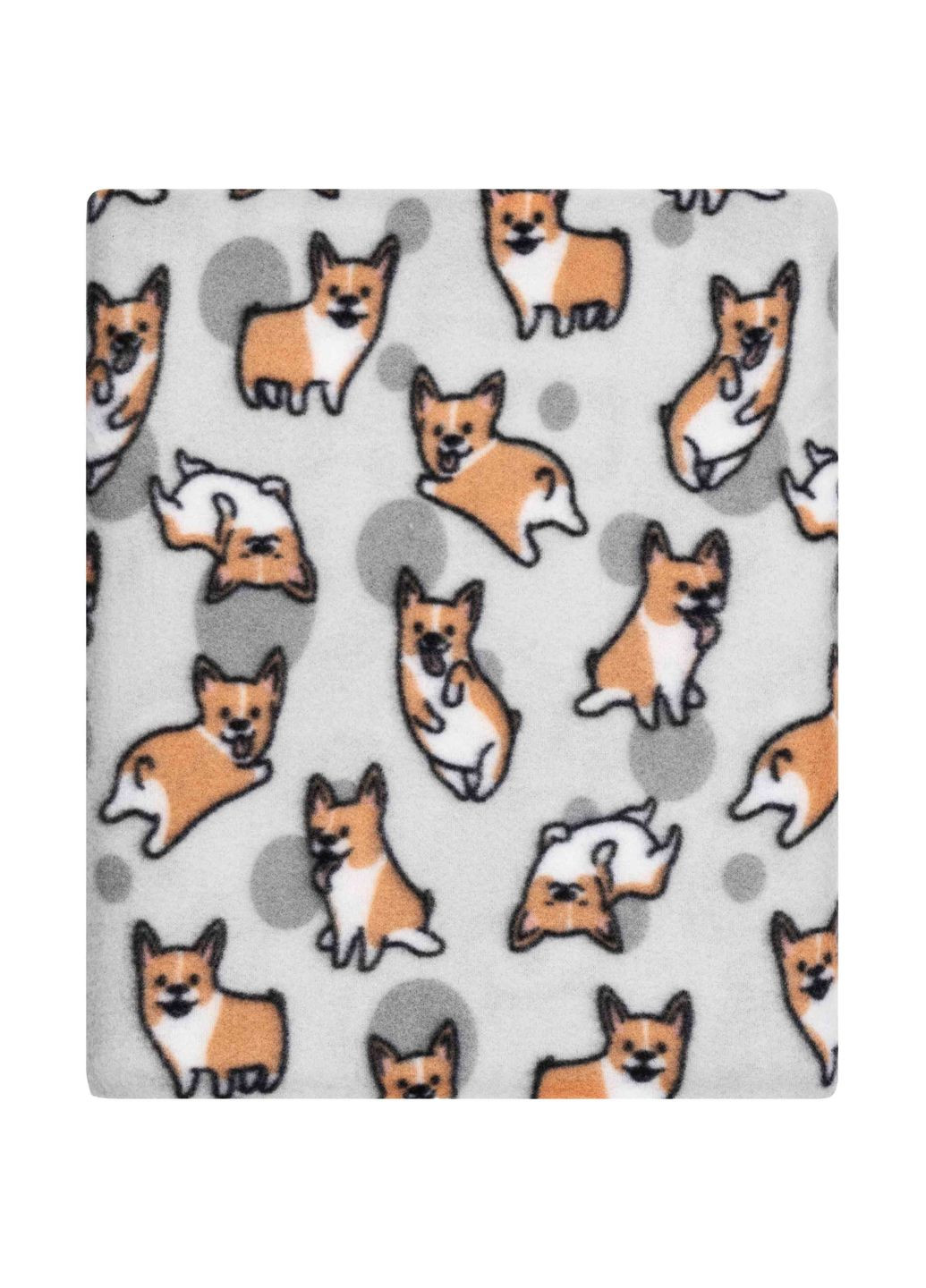 Плед Fleece, 130x160см, 100% поліестер, коргі ART0713PB Ardesto (299261378)