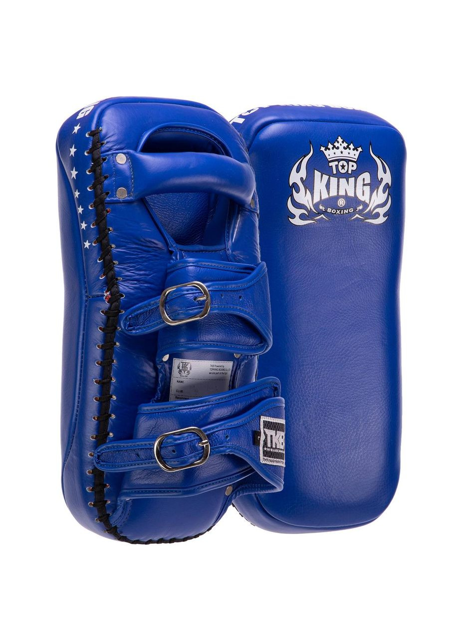 Пады для тайского бокса Тай-педы из натуральной кожи (2шт) KING Extreme (р-р L 37x19x11см, на пряжке, ) Top King Boxing (361439403)