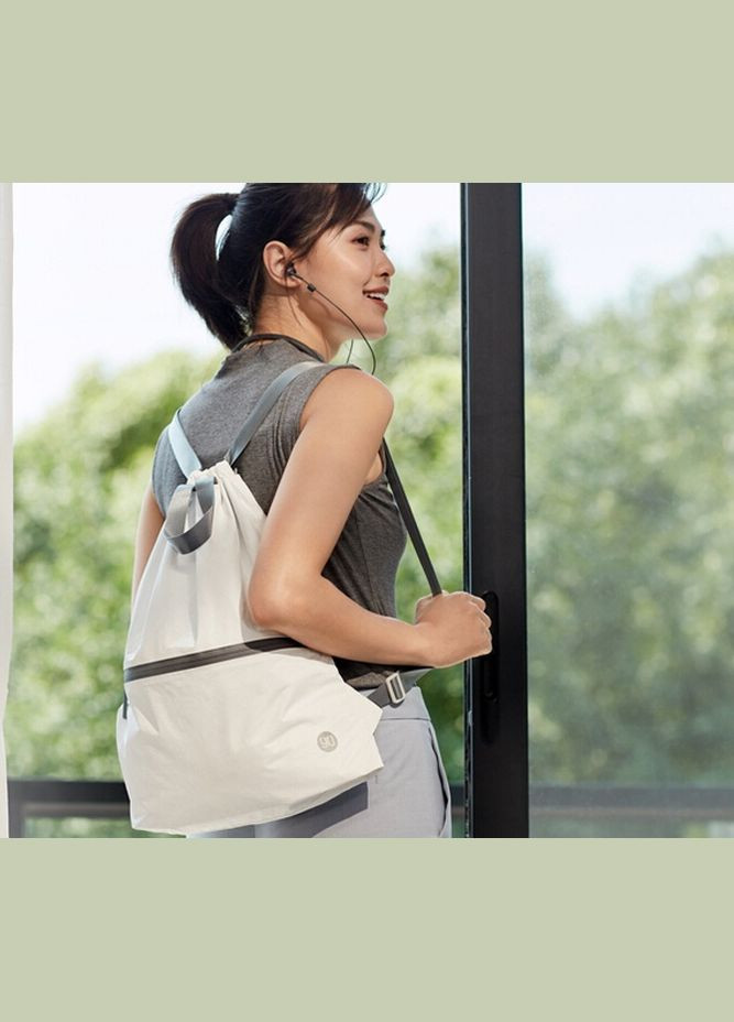 Рюкзак Xiaomi Runmi 90 Ninetygo Lightweight Urban Drawstring Backpack White No Brand (264742926)