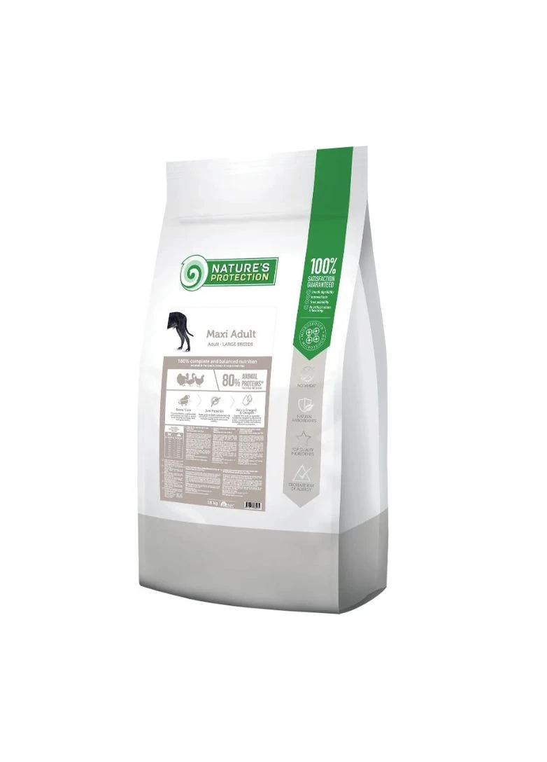 Сухой корм, Maxi Adult, с птицей для собак крупных пород, 18 кг, NPB46027 (*) Nature's Protection (401960415)