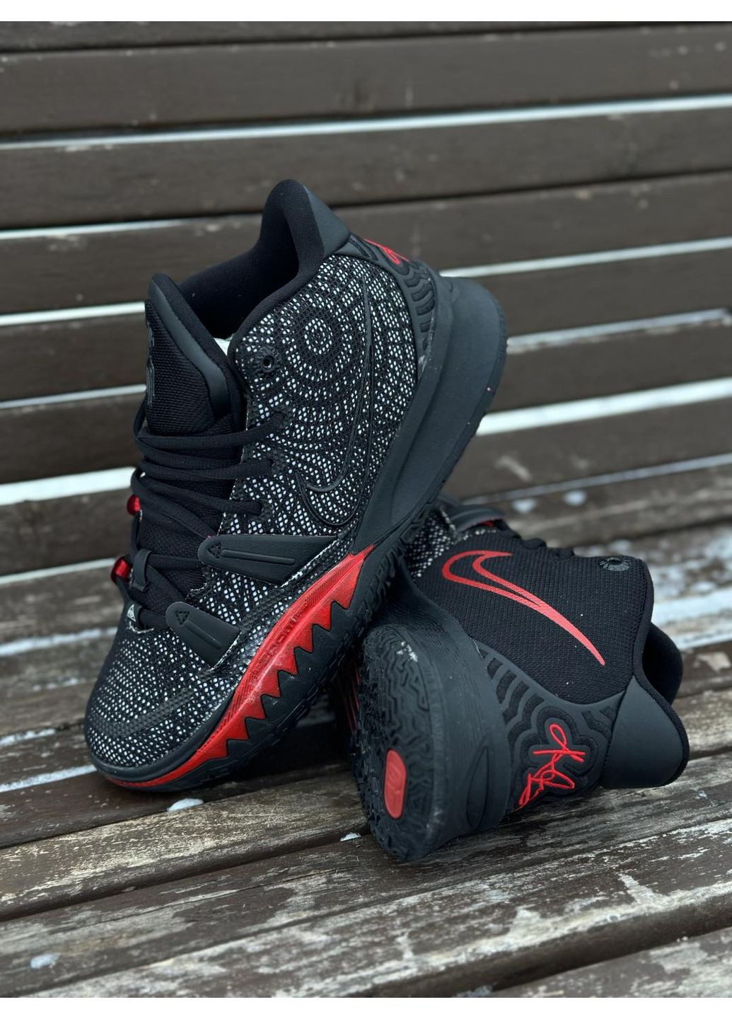 Чорні Осінні кросівки чоловічі nike kvurie 7 bread найк кайрі No Brand