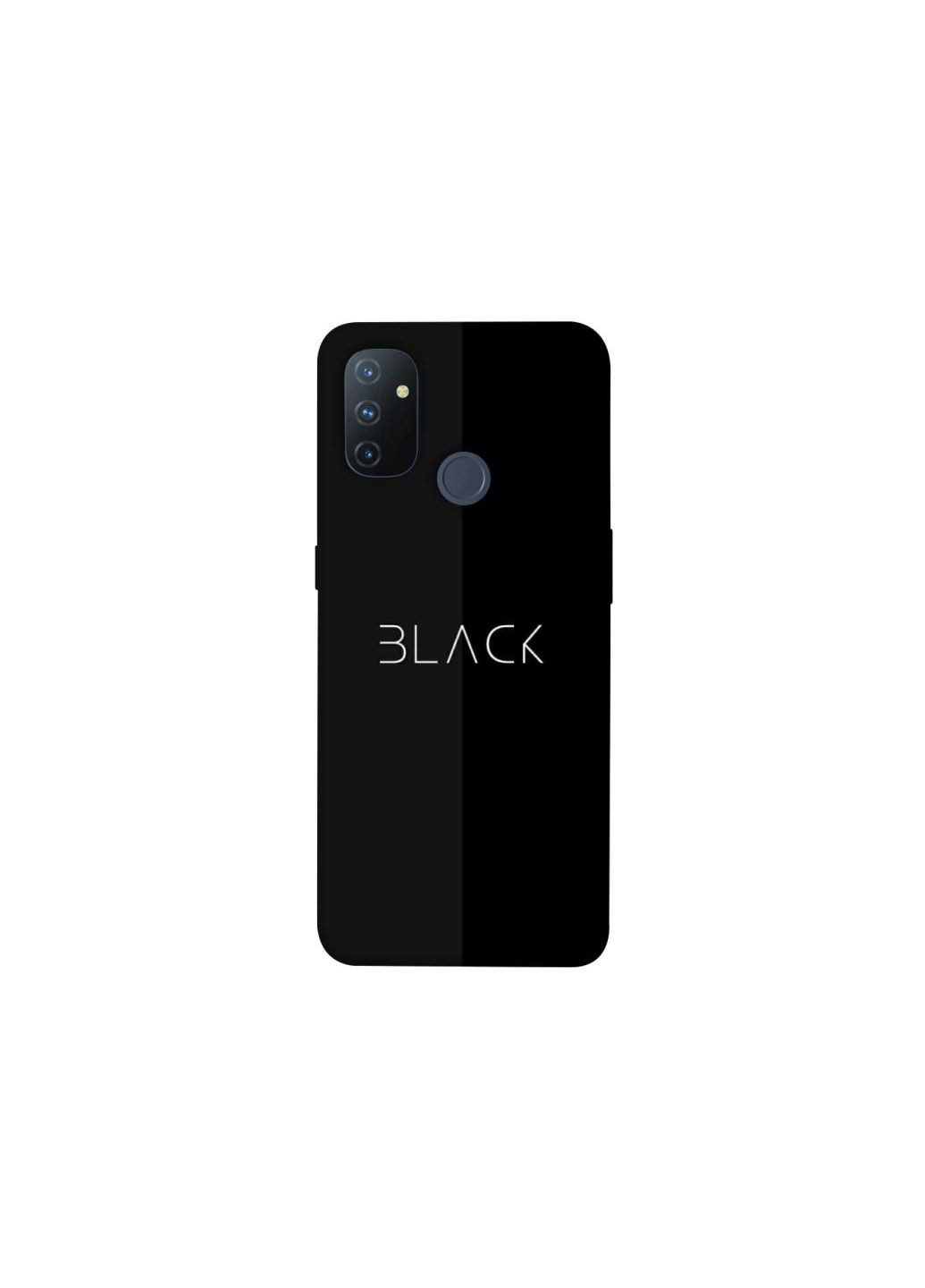 Чохол на OnePlus Nord N100 Black Frontalka (363892340)