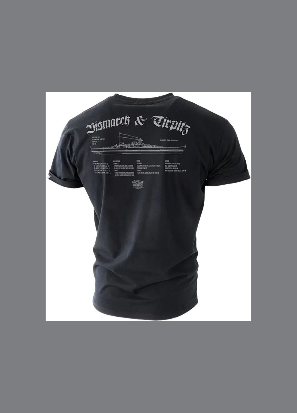 Черная футболка battleships ts224bk Dobermans Aggressive