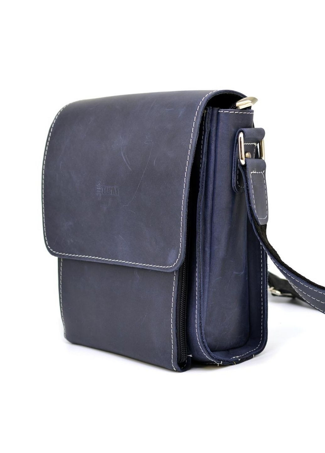 Мужская кожаная сумка через плечо 26х22х6 см TARWA (315869018)