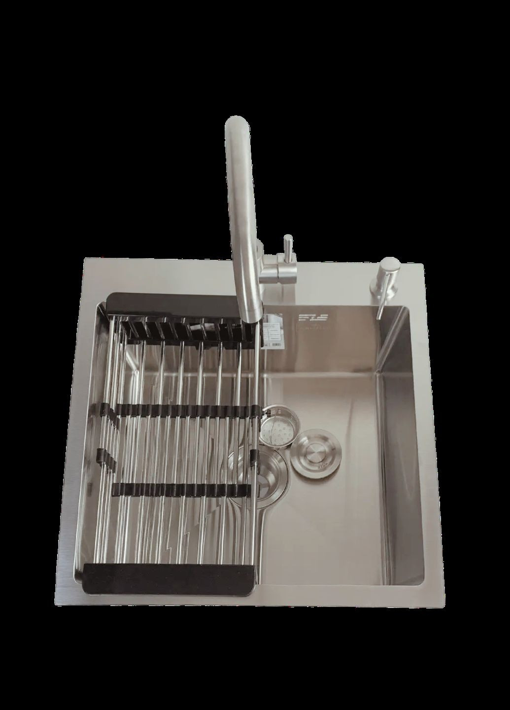 Комплект кухонной мойки KRP Gebürstet - 50х50HM (Измельчитель - 550W) Kroner (337718089)