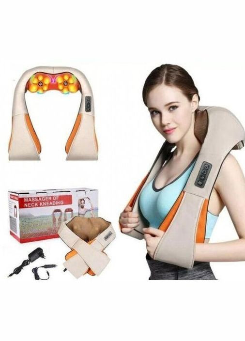 Массажер с ИК-прогревом Massager of Neck Kneading (1756374571) No Brand (329909894)