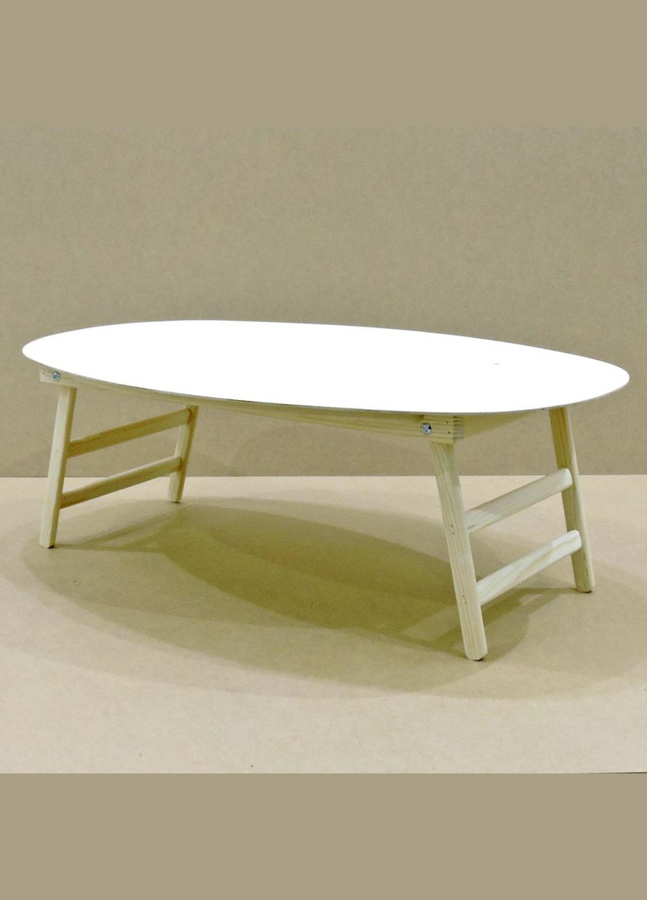 Столик-поднос для завтрака из дерева Монтана бланже (СТП-001501) No Brand (327860544)