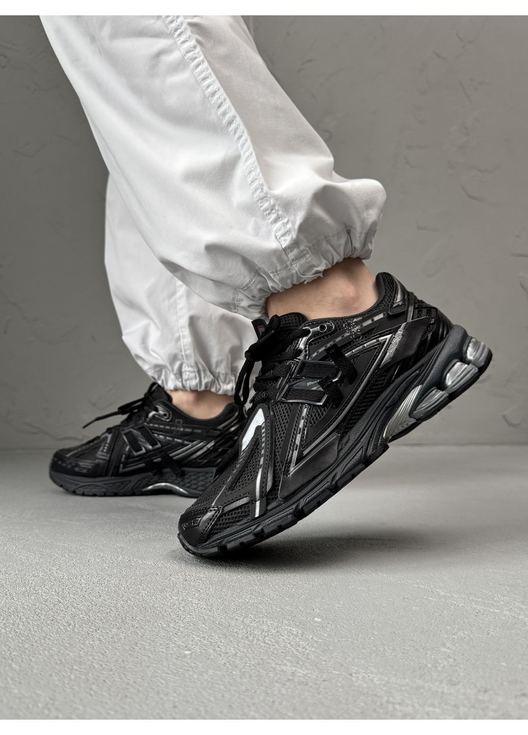 КРОСІВКИ ЖІНОЧІ NEW BALANCE 1906A BLACK / SILVER НЬЮ БЕЛАНС 1906A No Brand чорні демісезони (367177663)