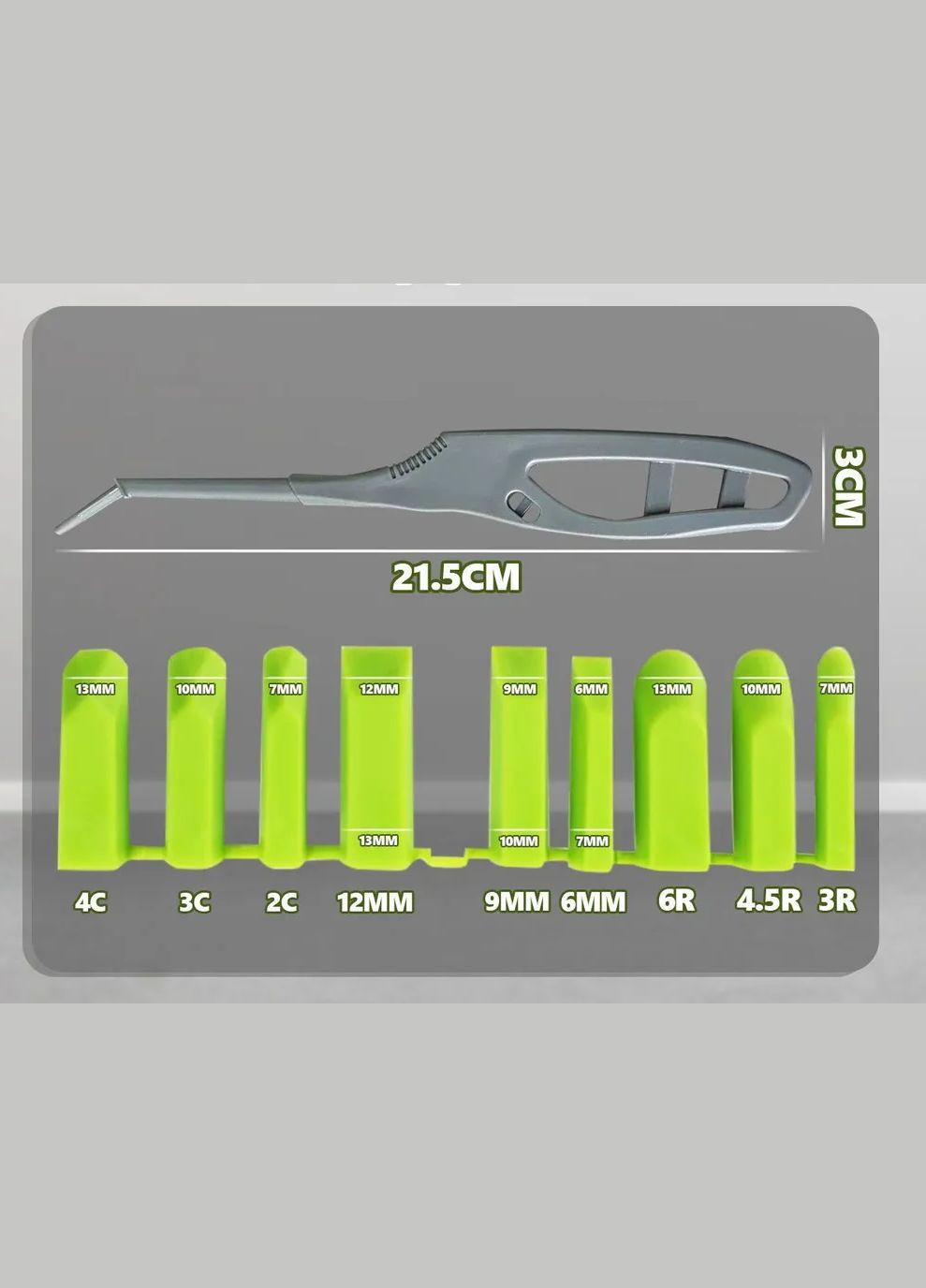 Набір шпатель для силікону з насадками No Brand (318359358)