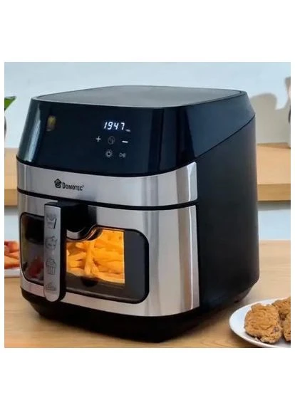Фритюрниця без олії MS-3222 Аерофритниця 7 л 3500W Аерогриль Сенсорна Мультипіч Domotec (397600583)