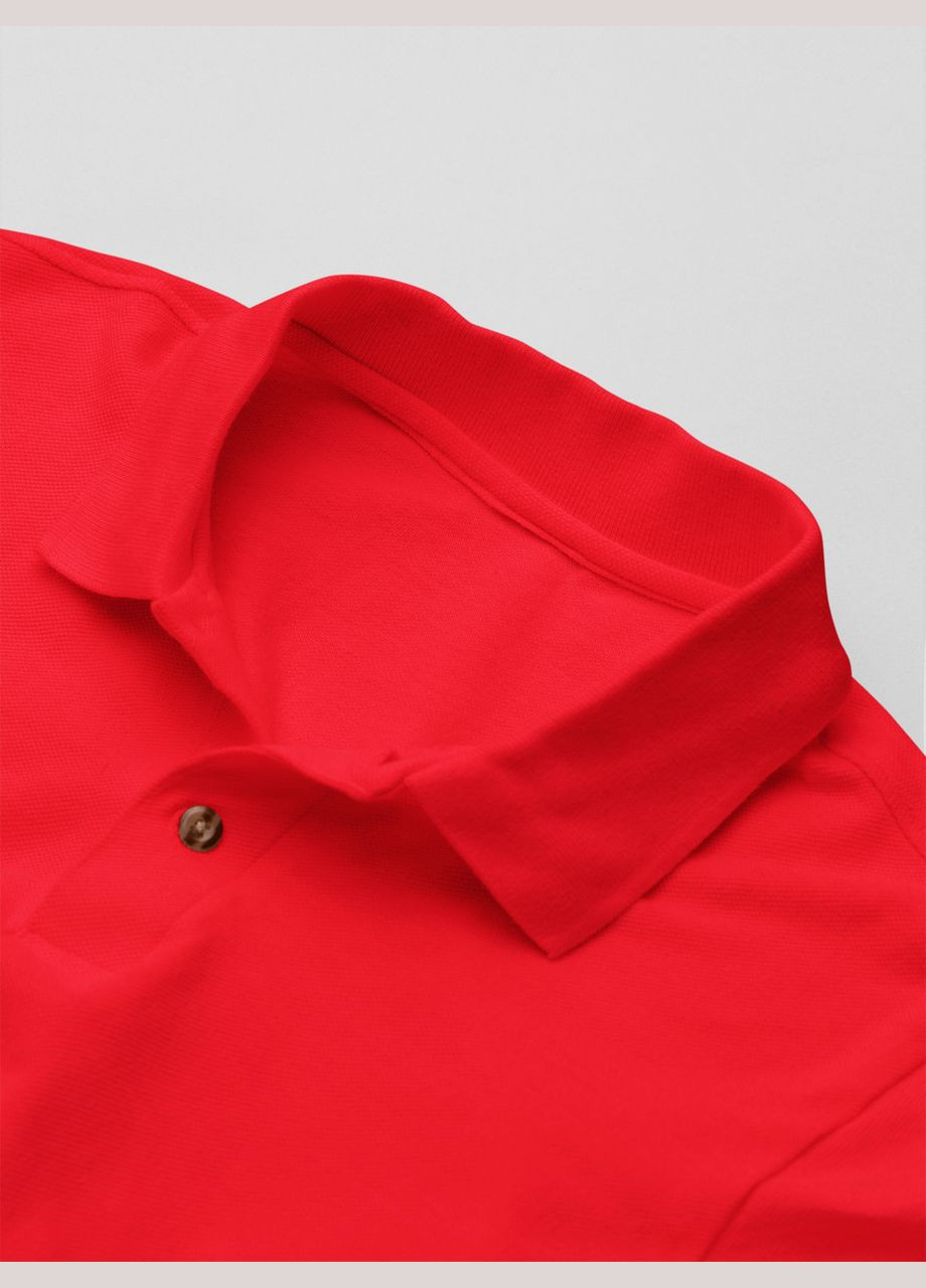 Красная футболка-мужская футболка-поло для мужчин Mishe однотонная