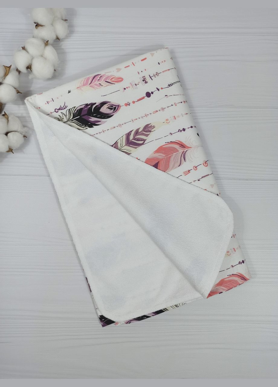 Комплект для малюка: пелюшка, комфортер, гризунок a.l.babybox Метелики-пір'їнки 50х80 Різнокольоровий No Brand (315488308)