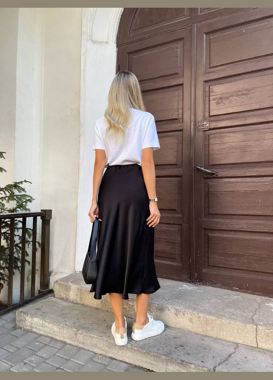 Спідниця шовк довга No Brand (335970046)