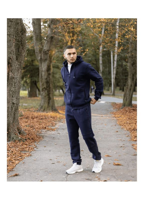 Теплий спортивний костюм з кофтою на застібці Hector (355652294)
