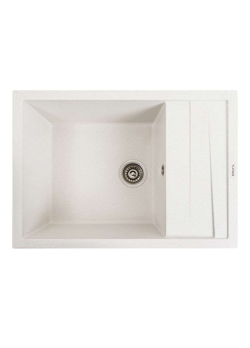 Гранітна мийка для кухні CASCADA 7050 матова Біла в крапку Valeso (336934388)