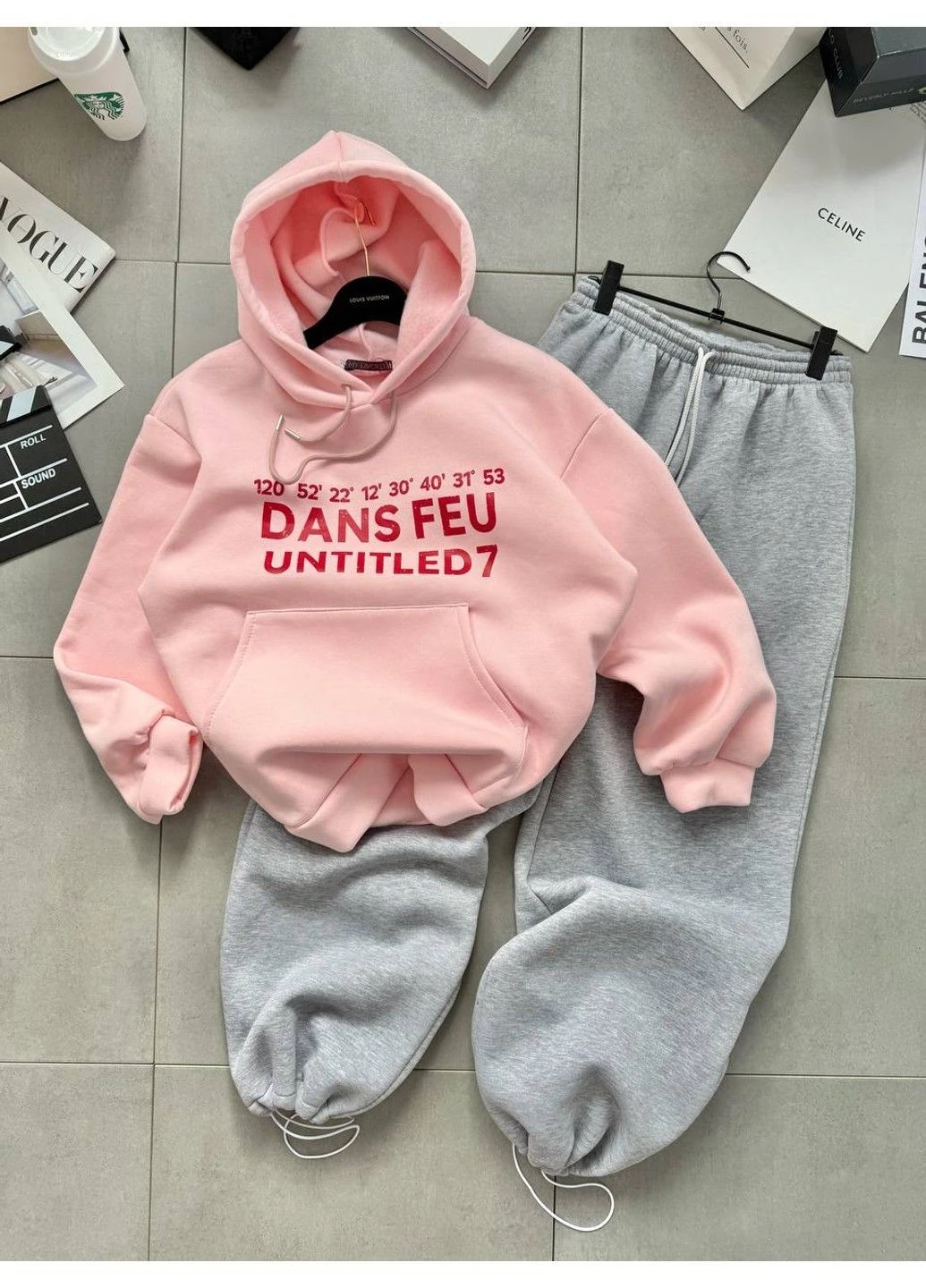 Жіночий костюм Мод: 757 рожевий No Brand (369727004)