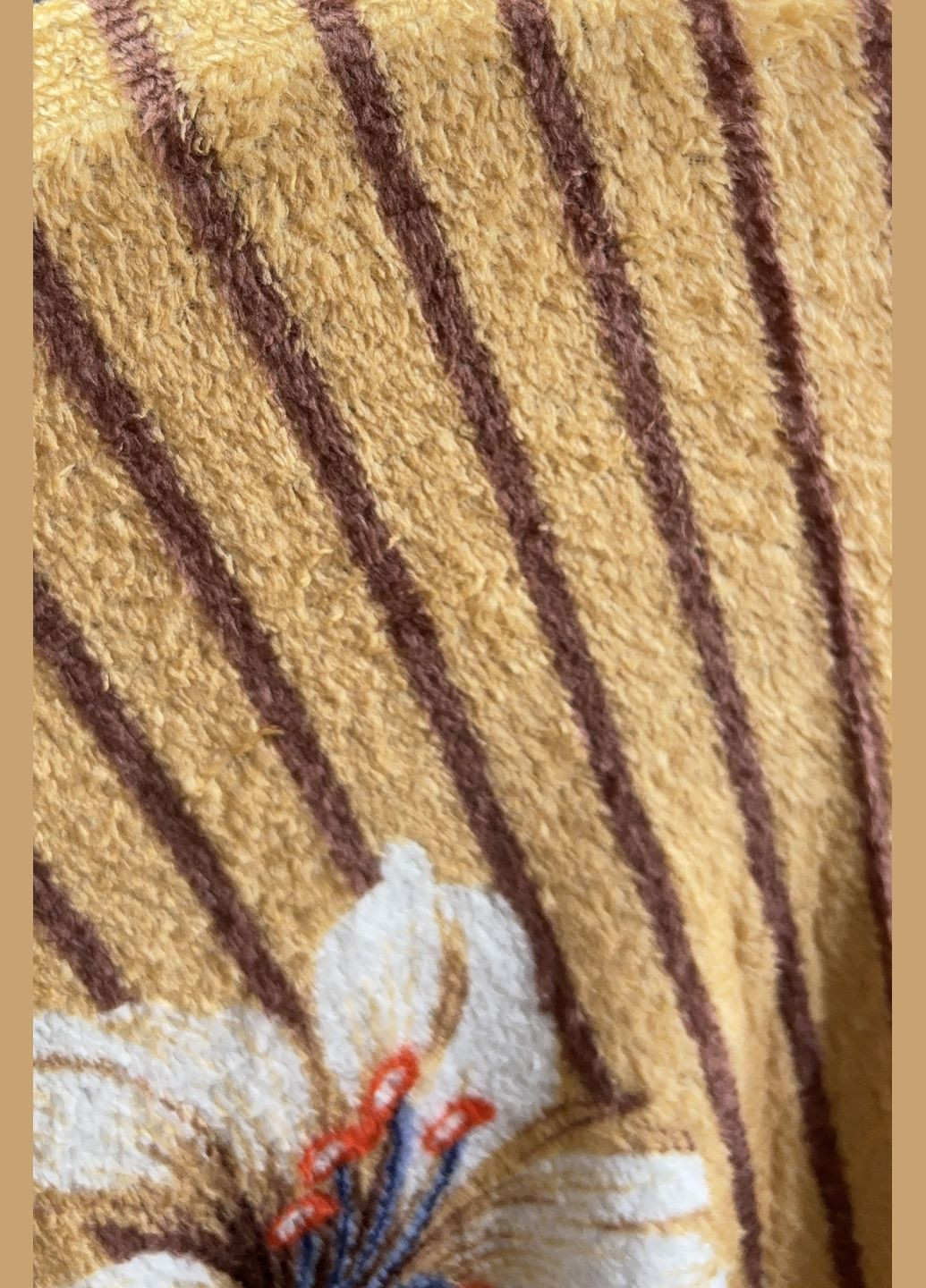 Плед оранжевого цвета с принтом размер 200*230 Let's Shop (301764144)