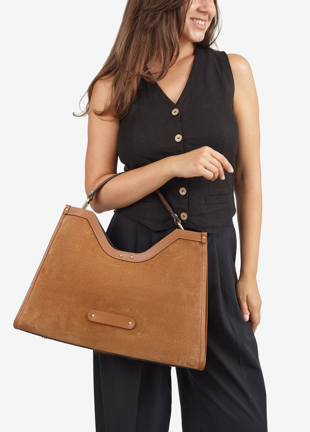 Сумка жіноча шкіряна тоут велика Tote Regina Notte (303429099)