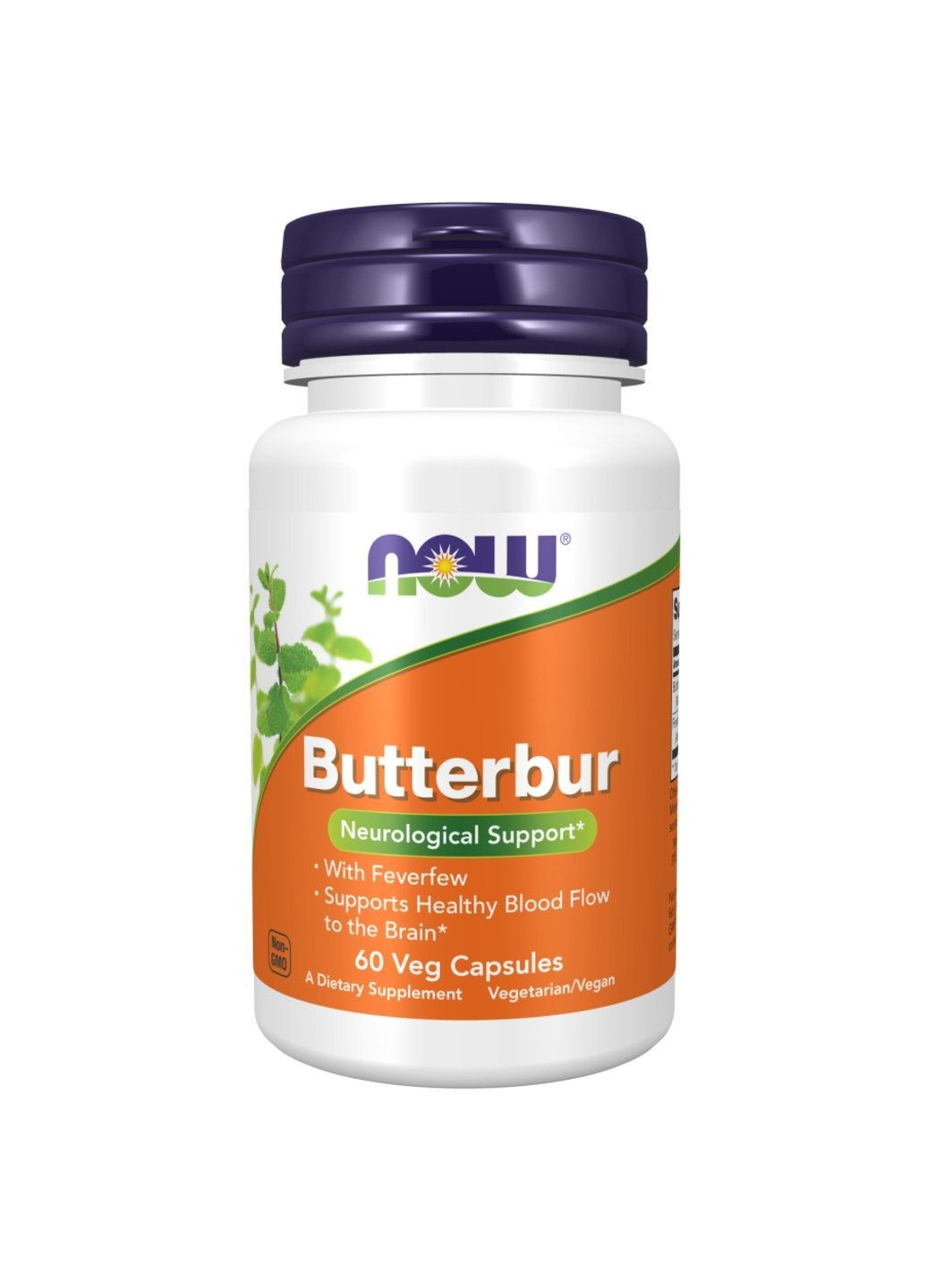 , Butterbur, 60 растительных капсул Now Foods (362575206)