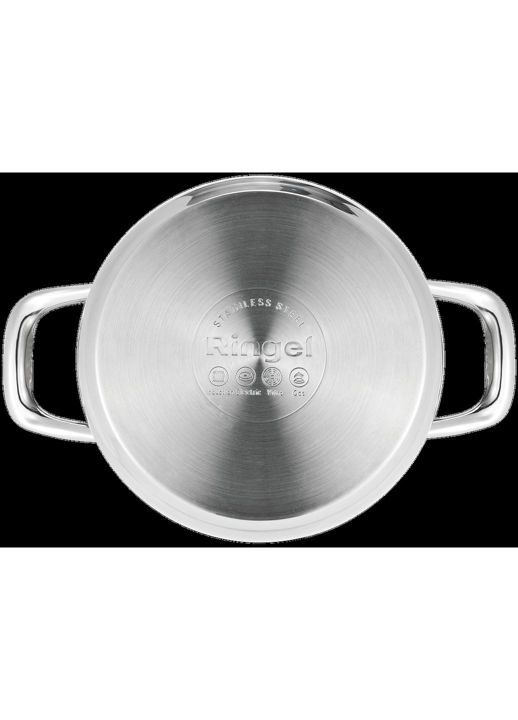 Каструля Grey line 20 см (3.2л) з кришкою нерж (RG-2022-20) Ringel (327366468)