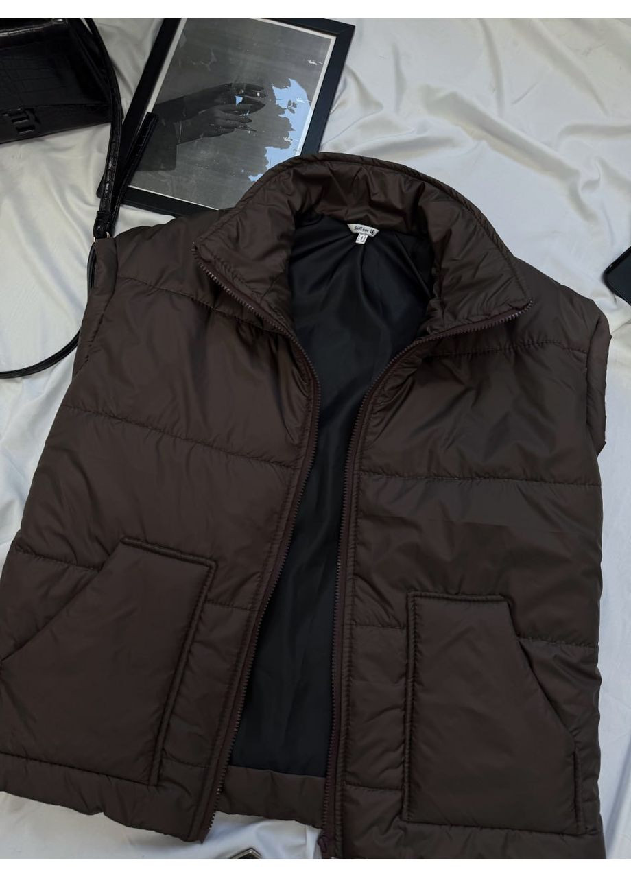 Утепленный женский жилет с поясом • стильный и универсальный • замеры в описании DK/DL Мода без кордонів (369387116)