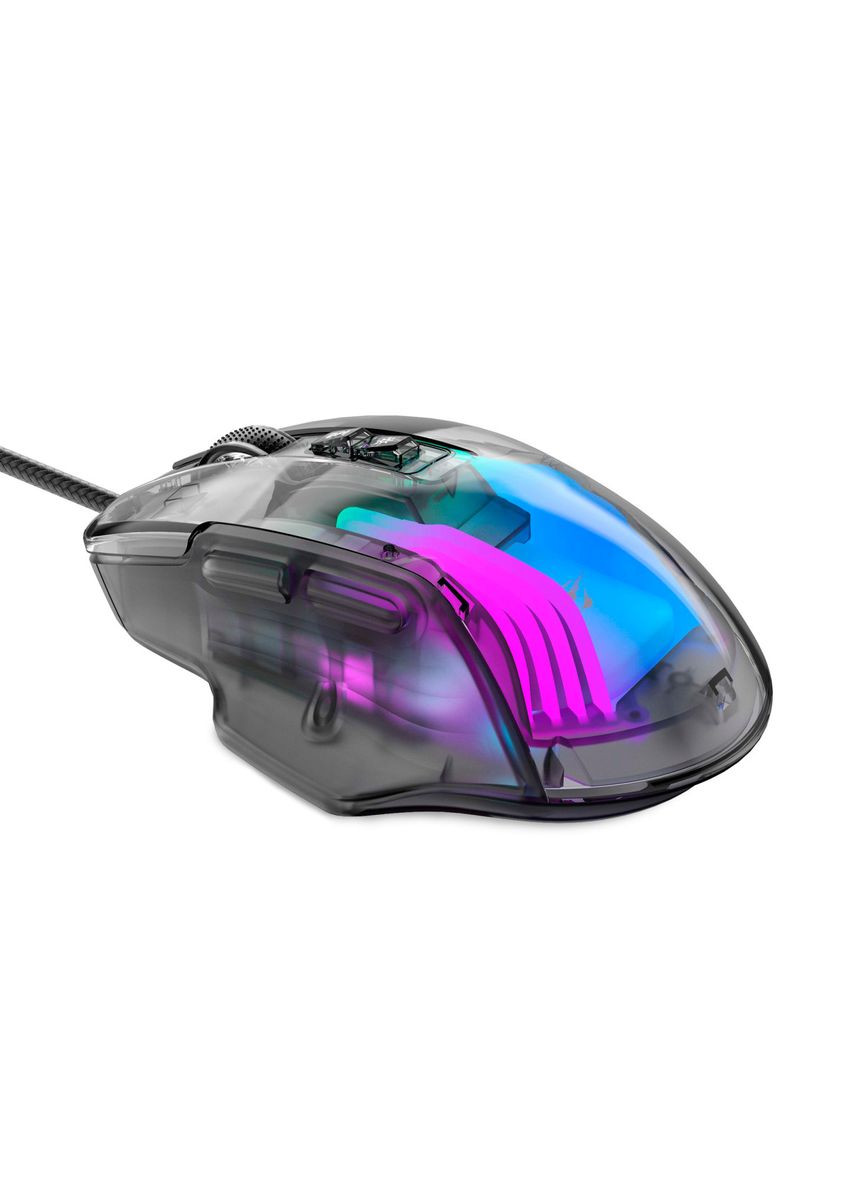 Ігрова миша дротова HV-MS1011SE USB Transparent Black Havit (363027492)