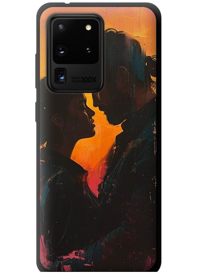 TPU черный чехол 'Любовь на полотне' для Endorphone Samsung Galaxy S20 Ultra (286769242)
