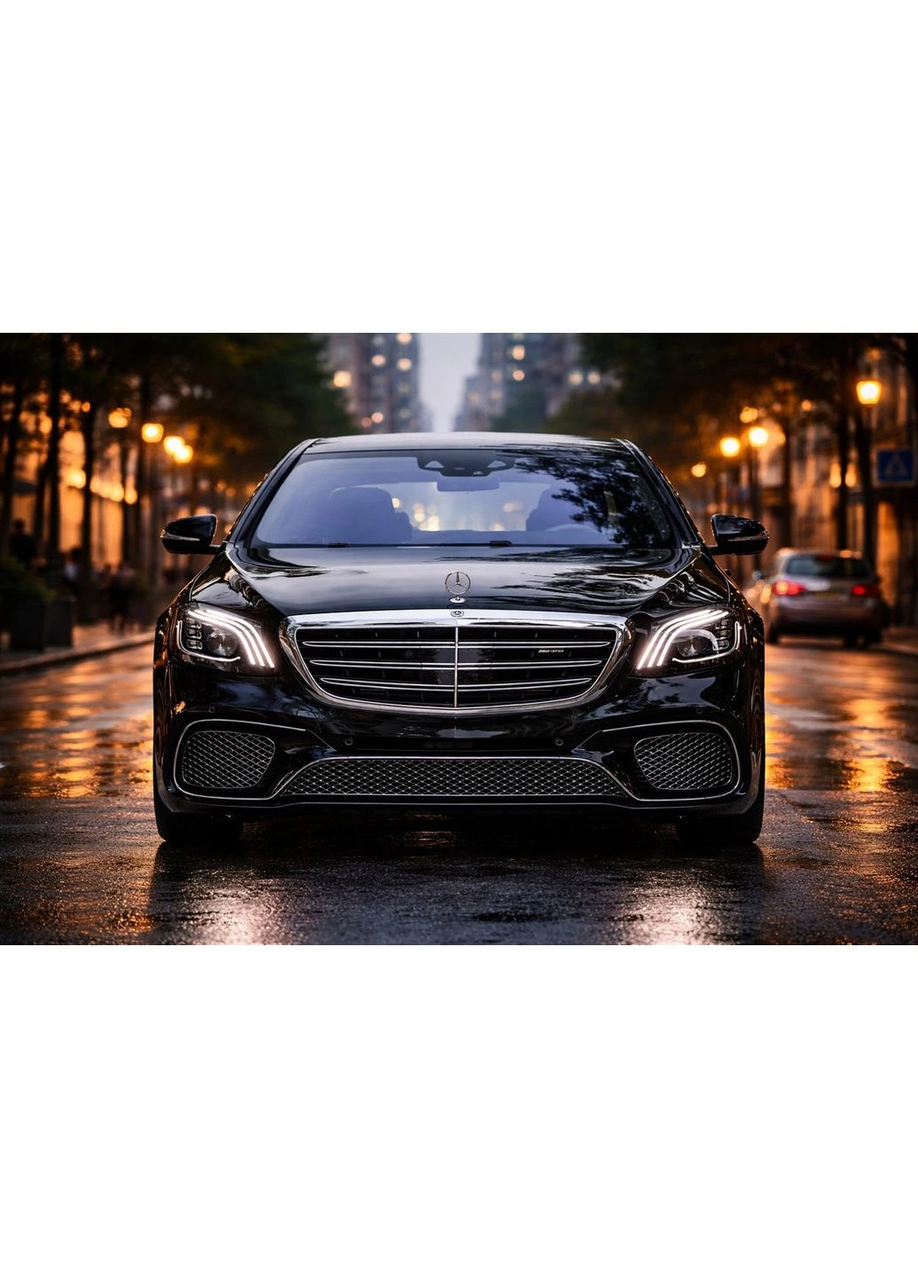 Комплект обвісів S65 AMG (2018-restyling) для Mercedes S-сlass W222 2013-2022 рр No Brand (392729394)