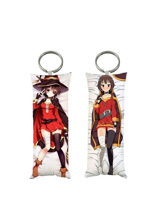 Брелок мини-дакимакура аниме Мегумин двухсторонний 4х10 см (br0011) No Brand (326997145)