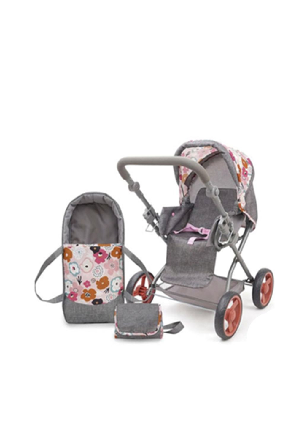 Коляска для куклы 2-в-1 цвет разноцветный ЦБ-00283556 Melogo (353686339)