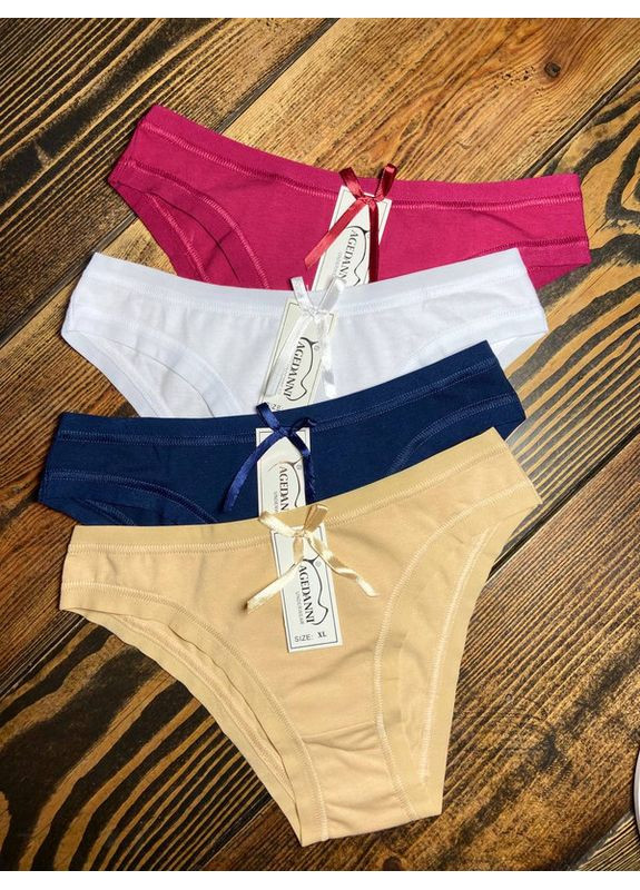 Набір з 2 жіночих трусиків (колір та модель формується рандомно) No Brand Сліп (369926725)