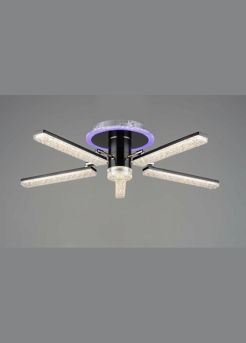 Люстра светодиодная акриловая B YH0810/5 GD+BK 66W Sirius (342070573)