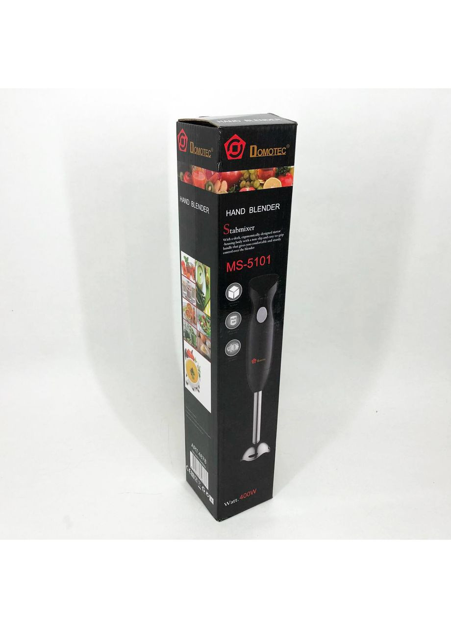 Блендер занурювальний електричний для дому MS-5101 350 Вт, AG-395 Блендер подрібнювач Domotec (352770630)