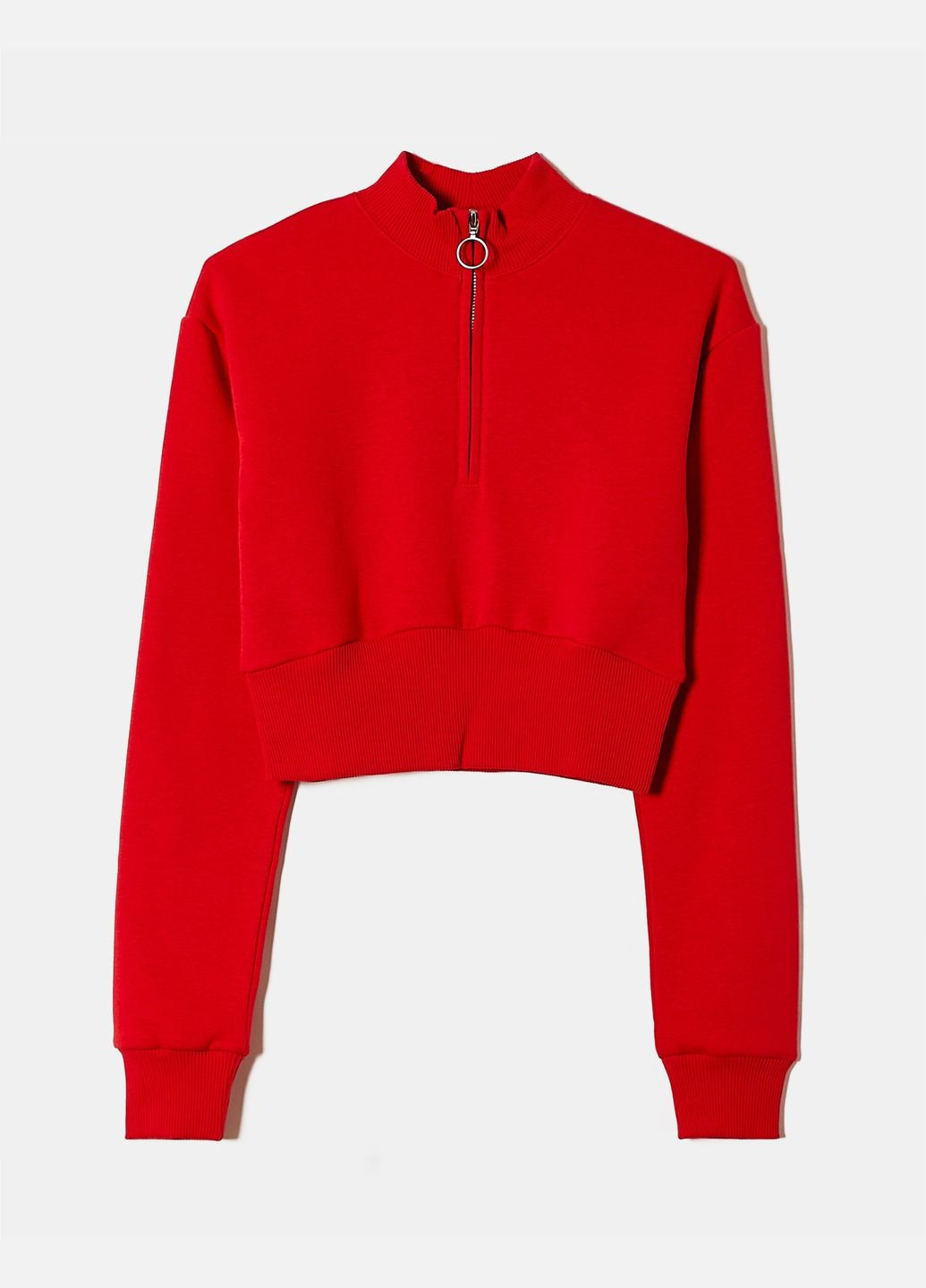 Красный свитшот Tally Weijl однотонный (311947472)